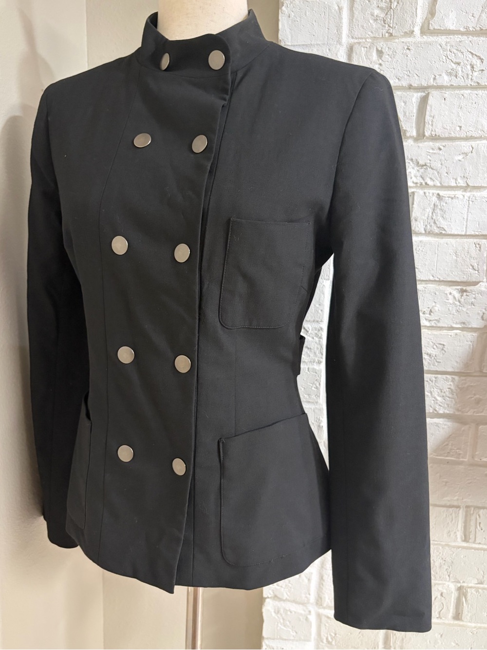 BEBE Black Military-Style Women's Jacket